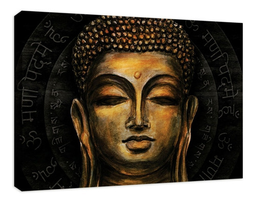 Cuadro Buda Elegante Moderno Minimalista En Lienzo Canvas