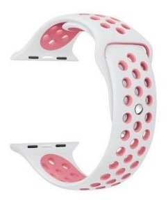 Imagen 2 de 3 de Malla Compatible Apple Watch Silicona 38/40 Y 42/44 Mm