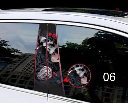 Juego D Calcomanías Para Postes Entrepiertas Para Carro (Usado)