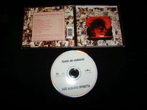 Luis Alberto Spinetta Tester De Violencia Del Cielito Cd Nm+