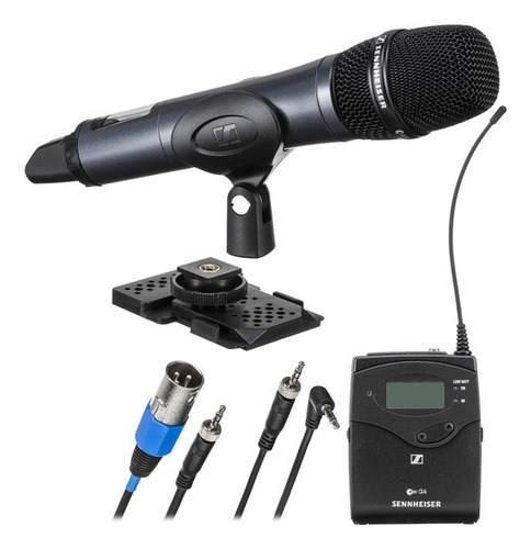 Micrófono Inalámbrico Sennheiser Ew135p G4 P/ Cámara Color Negro