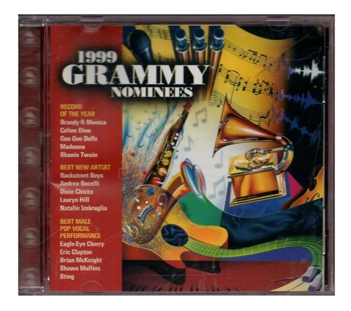 Cd Grammy 1999 /brandy,madonna,shania,dixie,eric Clapton