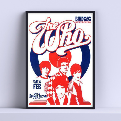 Cuadro The Who Rock And Roll 30x40cm Listo P Colgar