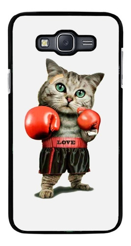 Funda Protector Rudo Para Samsung Galaxy Gato Box Guantes