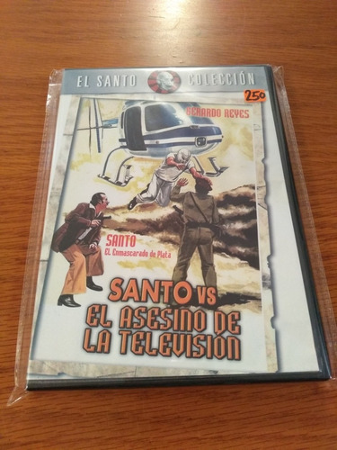 Santo Contra El Asesino De La Televisión Película Dvd 