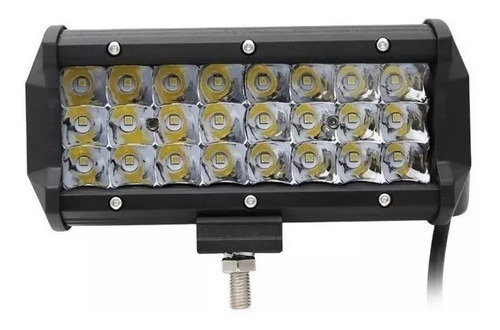 Barra Led Faro Proyector 24 Led 72w Cuatri 4x4 Agro