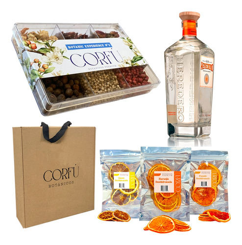 Set Combo Regalo Botánicos Heredero Gin Infusiones X6 Corfú