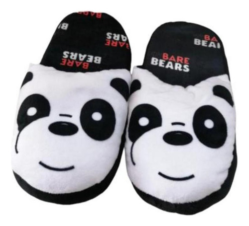 Pantufla Osos Escandalosos Polar Panda Pardo Unitalla 21-25m