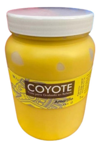 Tinta Coyote Para Grabado, Presentación 1 Kilo
