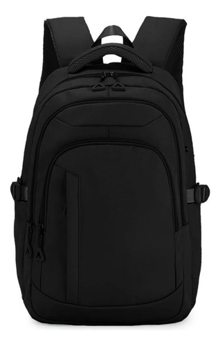 Mochila Notebook 15.6 Grande Resistente Compacta Espaçosa Cor Preto