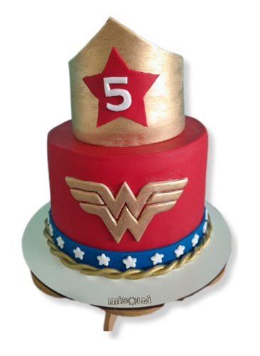 Torta Wonder Woman Mujer Maravilla