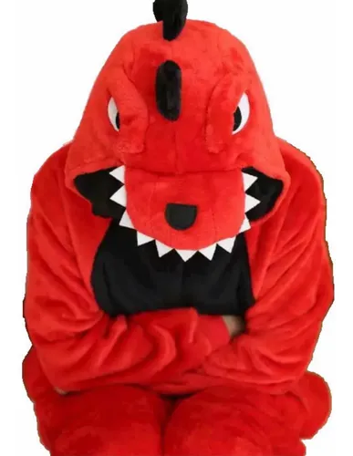 Mameluco de online dinosaurio rojo