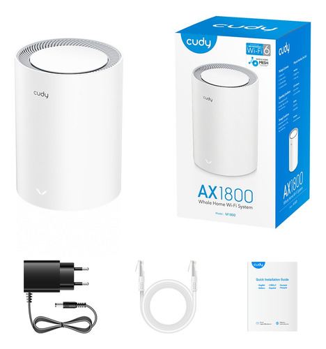 Mesh Cudy M1800 Wifi 6 Ax1800 2 Puertos Gigabit (1 Pack)