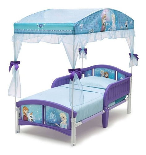 Cama Individual Con Dosel De Frozen Xtreme C