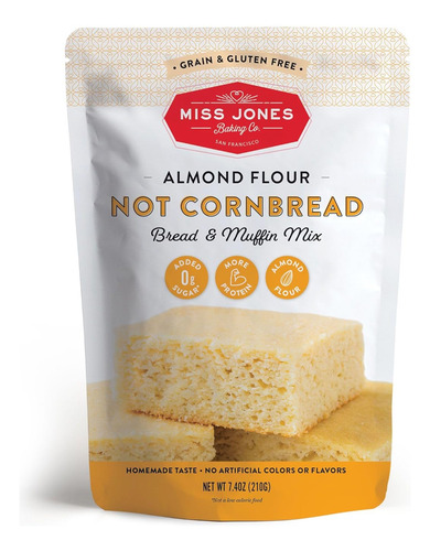 Miss Jones Baking Not Cornbread Muffin Mix - Harina De Almen
