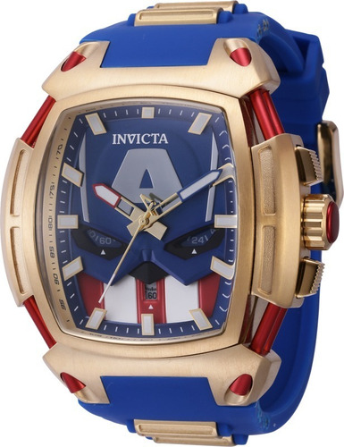 Reloj Invicta 43619 Azul, Oro Hombres