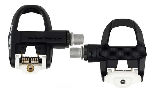 Imagem 1 de 6 de Pedal Look Keo Classic 3 Preto/branco, C/ Tacos Cinza
