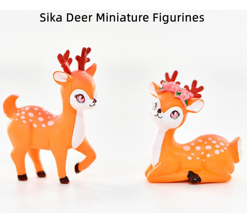 Sika - Accesorios De Jardín De Hadas De Ciervos, Kit De Jard