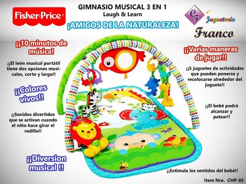 Gimnasio Musical - Fisher Price - Nuevo
