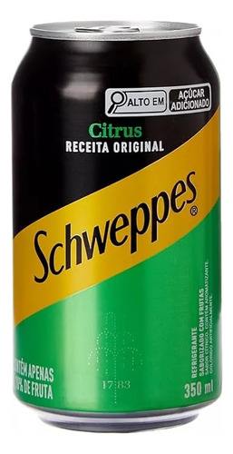 Refrigerante Schweppes Citrus Original Lata 350ml