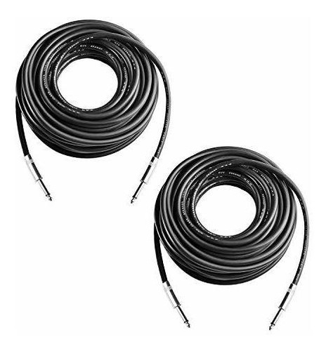 2pcs 50 Pies Profesional De 1 A 4 1 4 Cables Del Altavo...