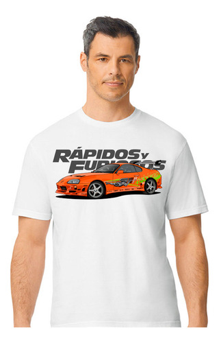 Fast And Furious - Rapidos Furiosos Orange - Polera