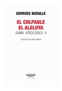 El Culpable El Aleluya - Bataille Georges (libro)