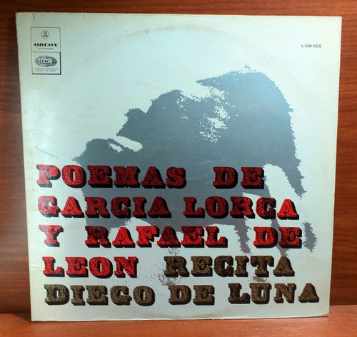 Disco Vinilo Poemas De Federico García Lorca Rafael De León 