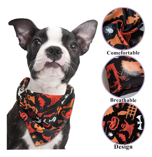 Bandanas Para Perros (paquete De 9), 3 Bandanas De Navidad P