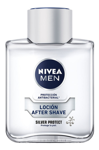 After Shave En Loción Nivea Men Silver Protect Antibacterial 100ml