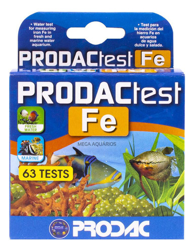 Prodac Test Fe Teste De Ferro Aquário Doce Marinho Plantado