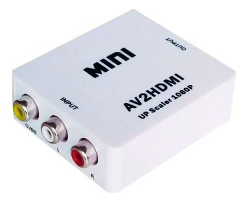 Adaptador Conversor Convertidor Rca A Hdmi Video 1080 P