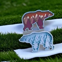 Comprar Vectores Animales Multicapa Láser Cnc Dxf Cdr Oso