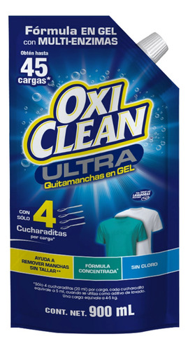 Ultra Quitamanchas Sin Cloro En Gel 900ml Oxiclean