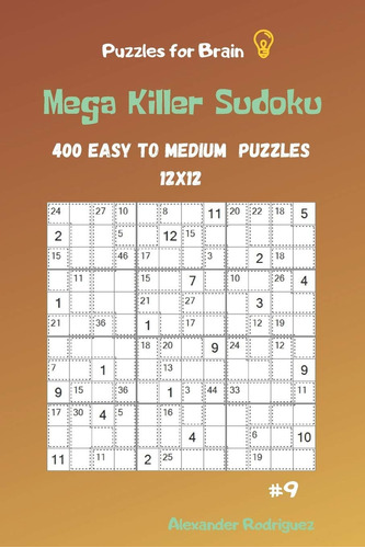 Libro: Puzzles For Brain Mega Killer Sudoku 400 Easy To