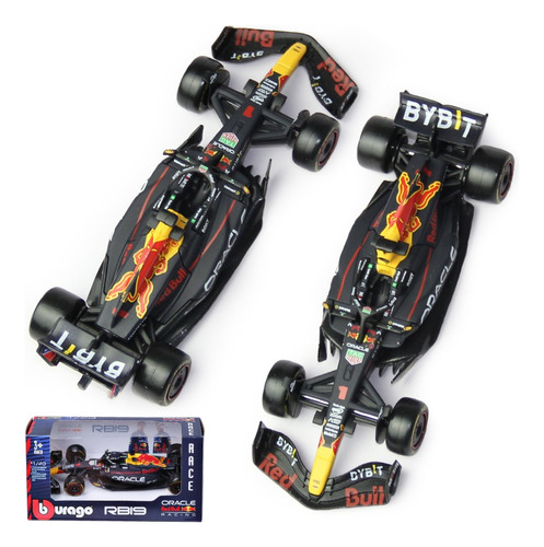 Burago Redbull F1 Rb19 #1 Max Verstappen Fórmula Coche 1:43