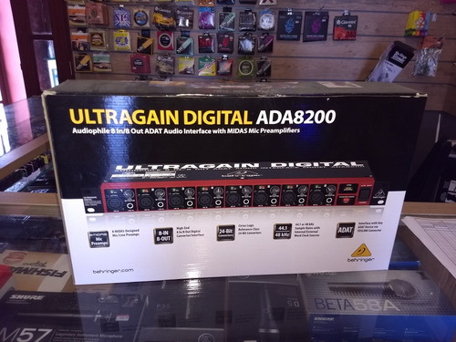 Conversor Behringer Ultragain Digital Ada8200