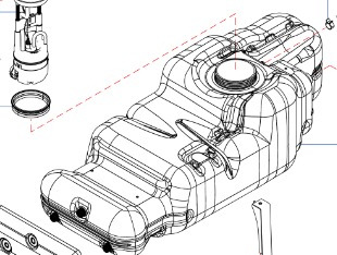 Tanque De Combustible Original Np300 2016-2022