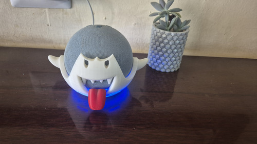 Soporte Alexa Echo Dot 4ta/5ta Generación Boo Mario Bros