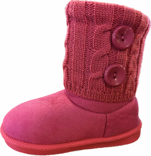 Botas De Niña Talle 30 Nuevas Gamuza Y Lana