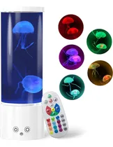Comprar Lámpara De Lava Fbsport Diseño De Medusas, 17 Colores,blanca