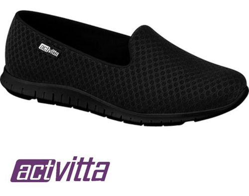 Tênis Actvitta Casual Feminino Sapato Lycra Favo 4202.200