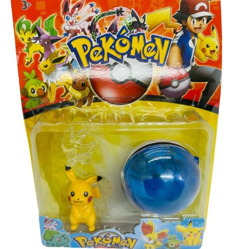 Muñeco Juguete Compatible Pokemon Pokebola Pikachu Charma