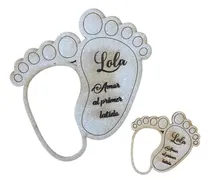 Comprar Souvenir Baby Shower Patita Bebe-1grande-20chicas,en Mdf.