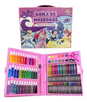 Comprar Maleta Estojo De Pintura Infantil Colorir Desenhos 150 Peças