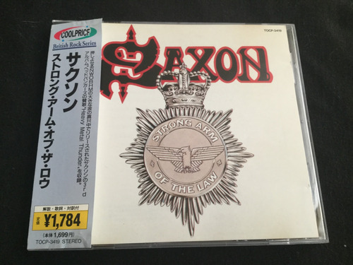 Saxon Strong Arm Of The Law Cd Iron Maiden D24