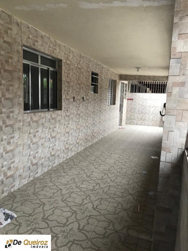 Imagem 3 de 14 de Casa Em Mongaguá, Lado Morro, Bairro Agenor De Campos, Murado, Usado, Rua Com Calçada, 02 Dormitórios Sendo 01 Suíte, Banheiro, Sala, Cozinha, Sala, Garagem, Área De Serviço, Grade - 6124 - 68863202