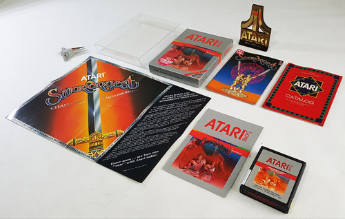 Swordquest Earthworld [ Atari 2600 Cib ] Cx Manual Completo