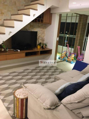 Imagem 1 de 30 de Cobertura Com 3 Dormitórios À Venda, 153 M² Por R$ 850.000 - Rudge Ramos - São Bernardo Do Campo/sp - Co0229