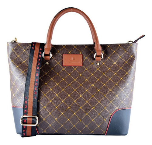 Bolsa Jorge Bischoff Shopping Monograma Jb Jbgf00108001 Orig